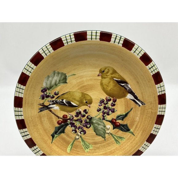 LENOX Winter Greetings Goldfinch Everyday by Catherine McClung Salad Plate - Picture 13 of 16